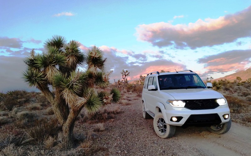 BREMACH TAOS SUV 4x4 on Dirt Road in Nevada Desert